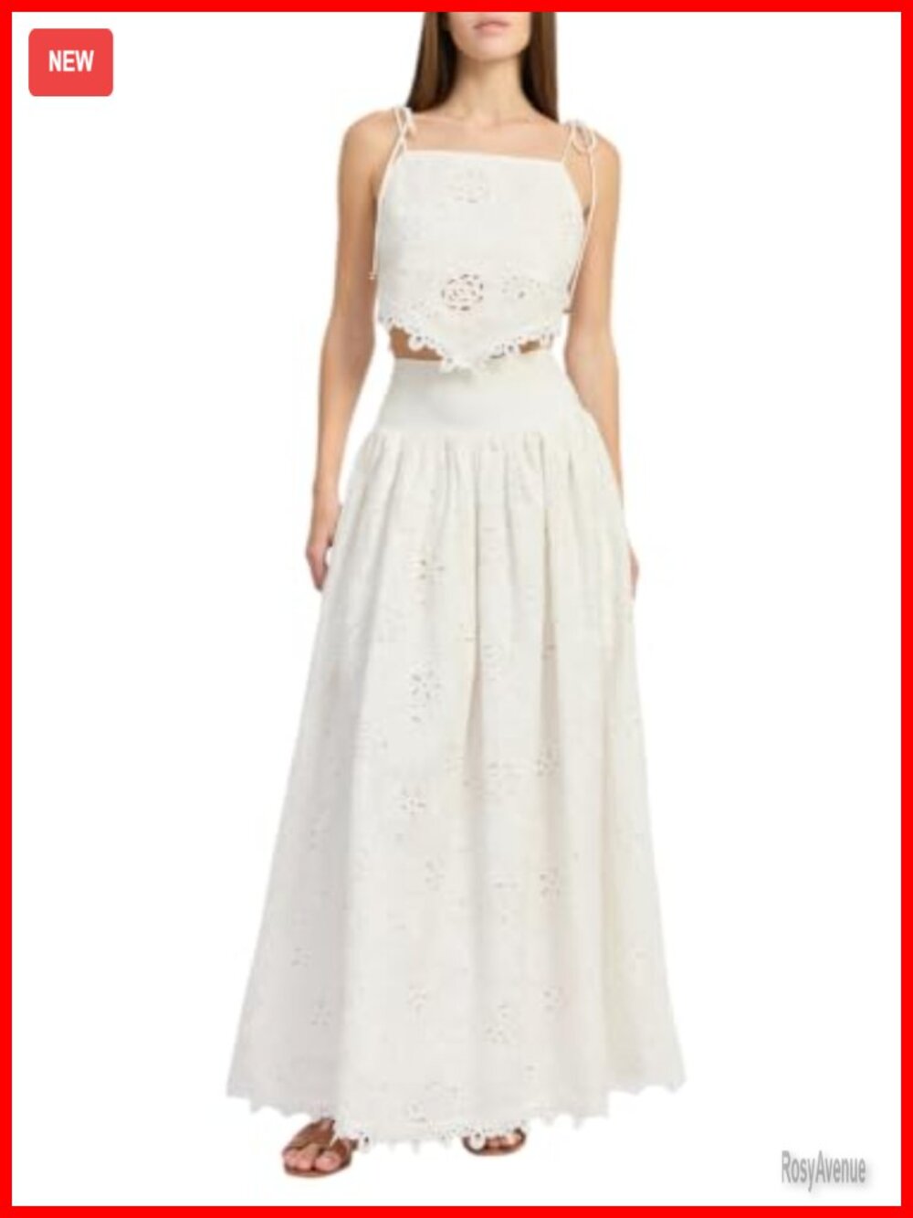 En Saison Analise Floral Embroidered Maxi Skirt Wear to Work